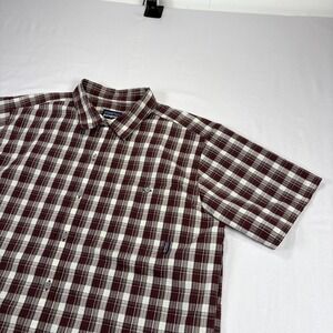 Patagonia Shirt Mens Large‎ Plaid Puckerware Button Up Seersucker Outdoor Camp